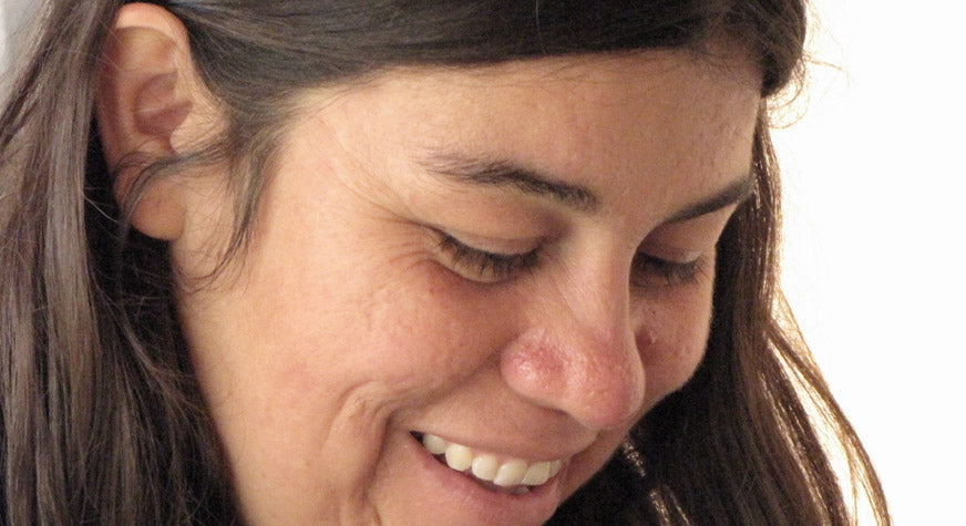 Sandra Arriaza; Artesanía en hojas de Choclo