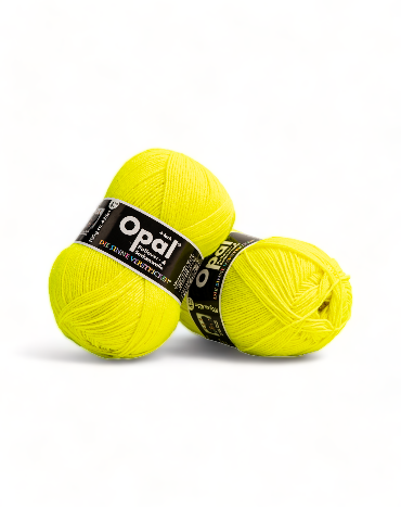Lana Opal Neón Amarillo 4 Hebras