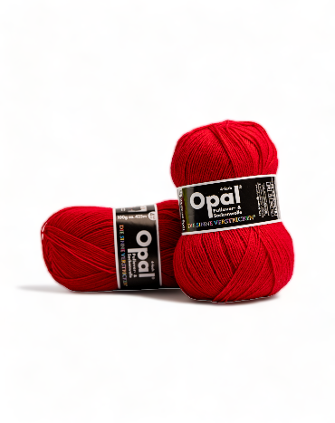 Lana Opal Rojo - 4 Hebras