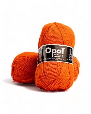 Lana Opal Naranja 4 Hebras
