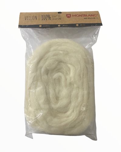 Lana Corriedale 28 Micras Cruda - 80grs