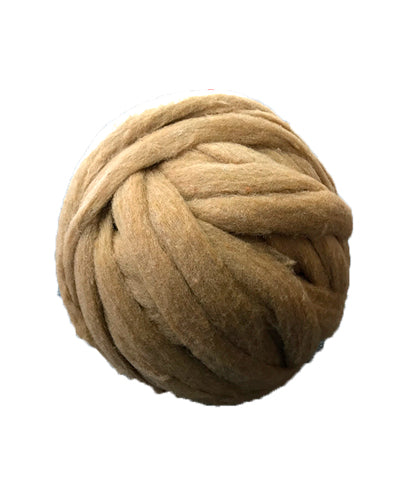 Lana Cardada 500gr - Camel