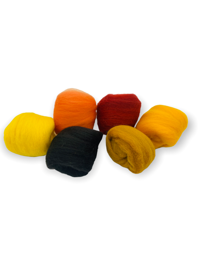 Lana Corriedale 28 Micras 6 colores - 60grs