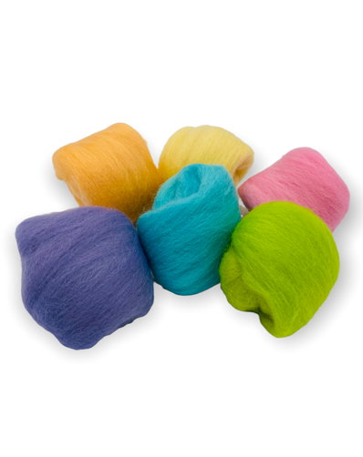 Lana Corriedale 28 Micras 6 colores - 60grs