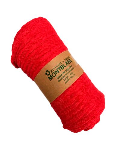 Gasa Algodón 5 mts - Rojos