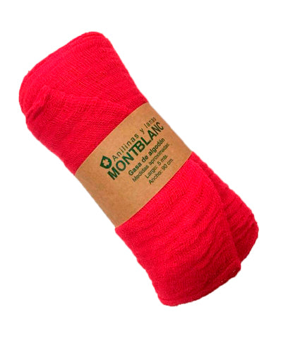 Gasa Algodón 5 mts - Rojos