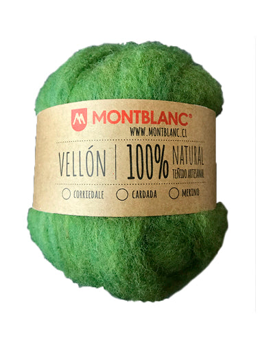 Lana Cardada 50gr - Verde