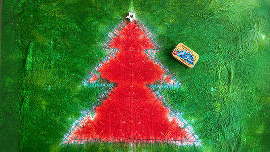 ARBOL NAVIDEÑO TEÑIDO