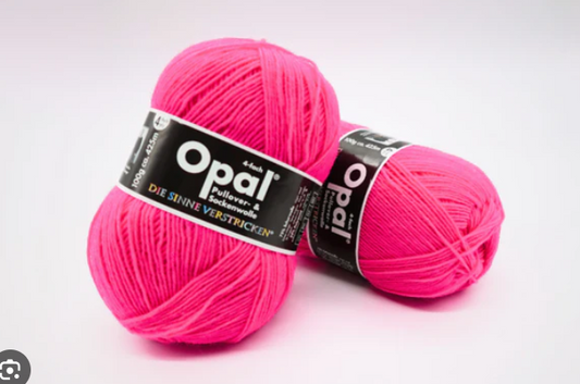 Lana Opal Neón Rosado 4 Hebras