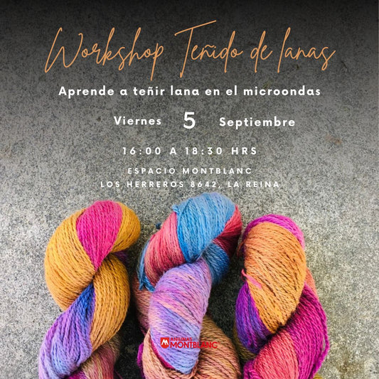 Workshop "Tiñe Lana en Microondas"
