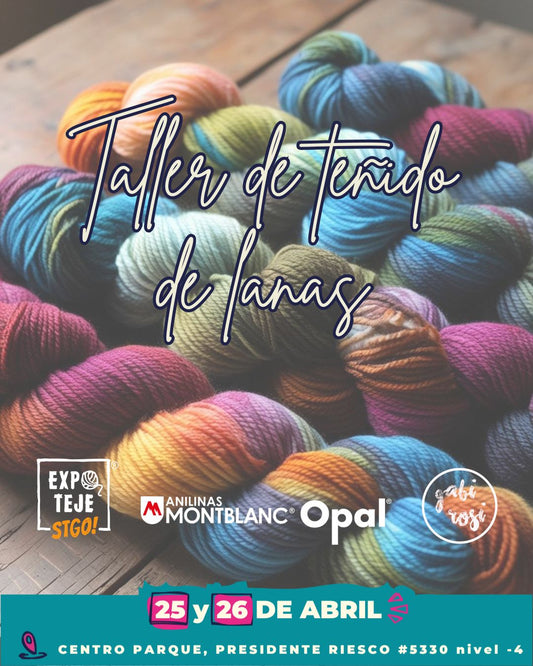 Taller Teñido de Lanas en Microondas - EXPO TEJE