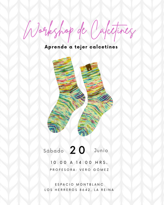 Aprende a tejer tus propios calcetines desde cero en nuestro Taller de Calcetines Opal.